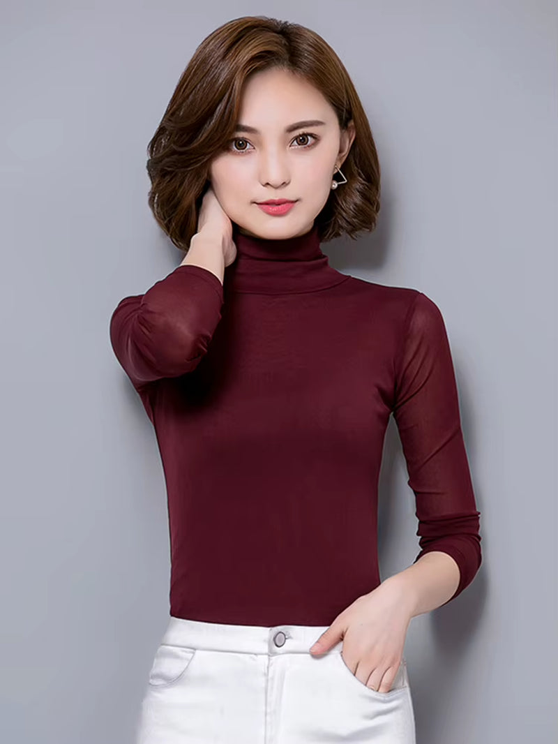 Long Sleeve Shirt Women Tops Chemise Femme Women Blouses 2026 Sexy Lace Blouse Blusas Y Camisas Mujer Camisa Feminina